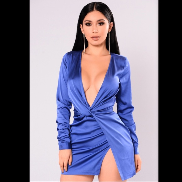 Fashion Nova Dresses & Skirts - Sugar Free Royal Blue Fashion Nova Dress